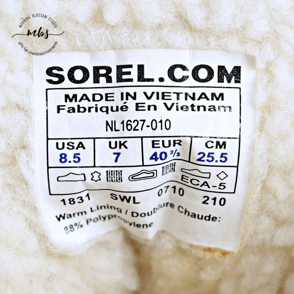 Sorel women size